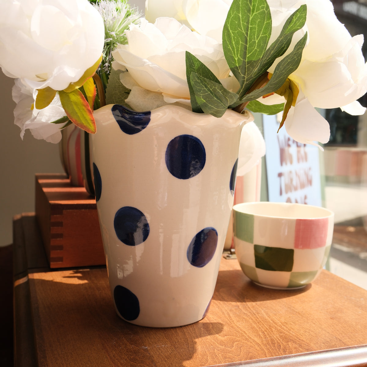 Polka Dot Vase