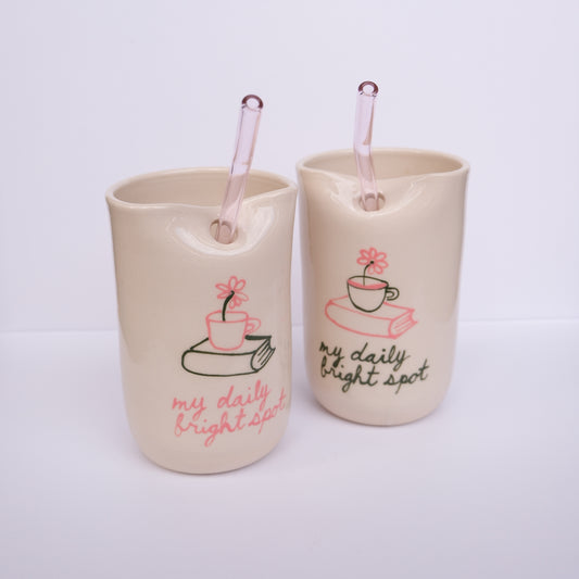 Limited Edition: "My Daily Bright Spot" Straw Tumbler