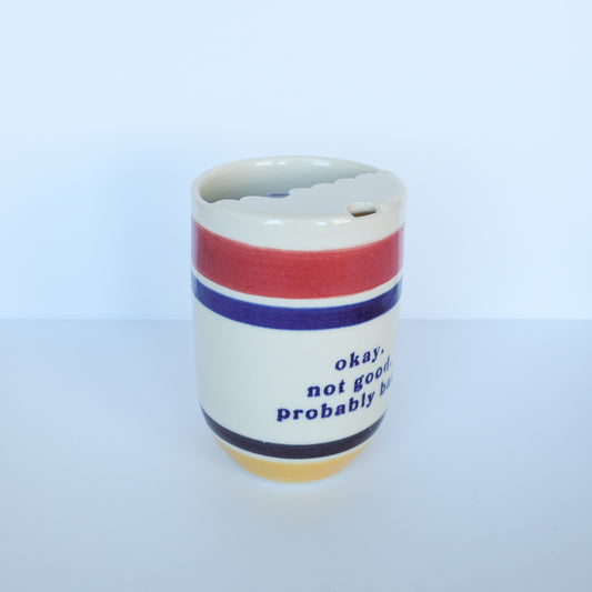 SECONDS Heated Rivalry Team To Go Cup: Blurred Text