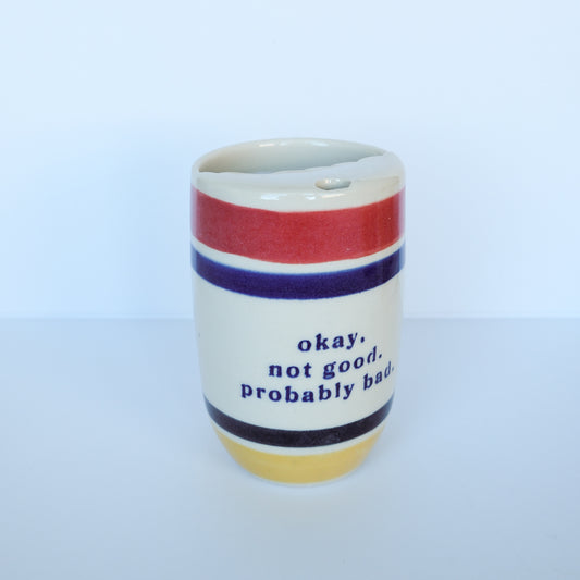 SECONDS Heated Rivalry Team To Go Cup: Blurred Text + Mark