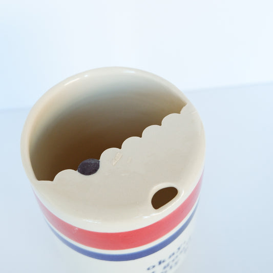 SECONDS Heated Rivalry Team To Go Cup: Lid Flaw