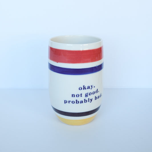 SECONDS Heated Rivalry Team Tall Cup: Blurred Text