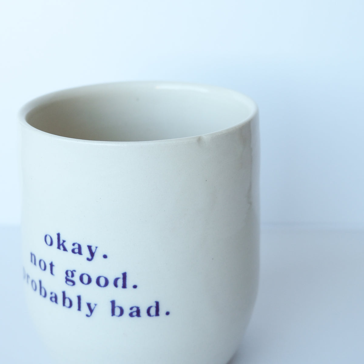 SECONDS Heated Rivalry Short Cup: Uneven Glaze+