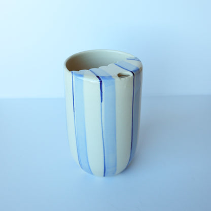 SECONDS Blue Stripe To Go Cup