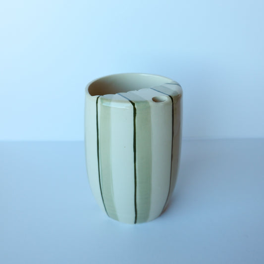 SECONDS Green Stripe To Go Cup