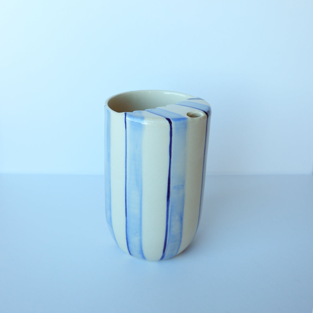 SECONDS Blue Stripe To Go Cup