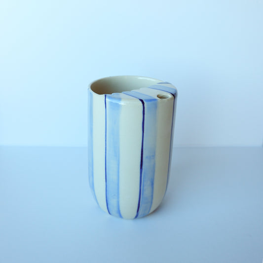 SECONDS Blue Stripe To Go Cup