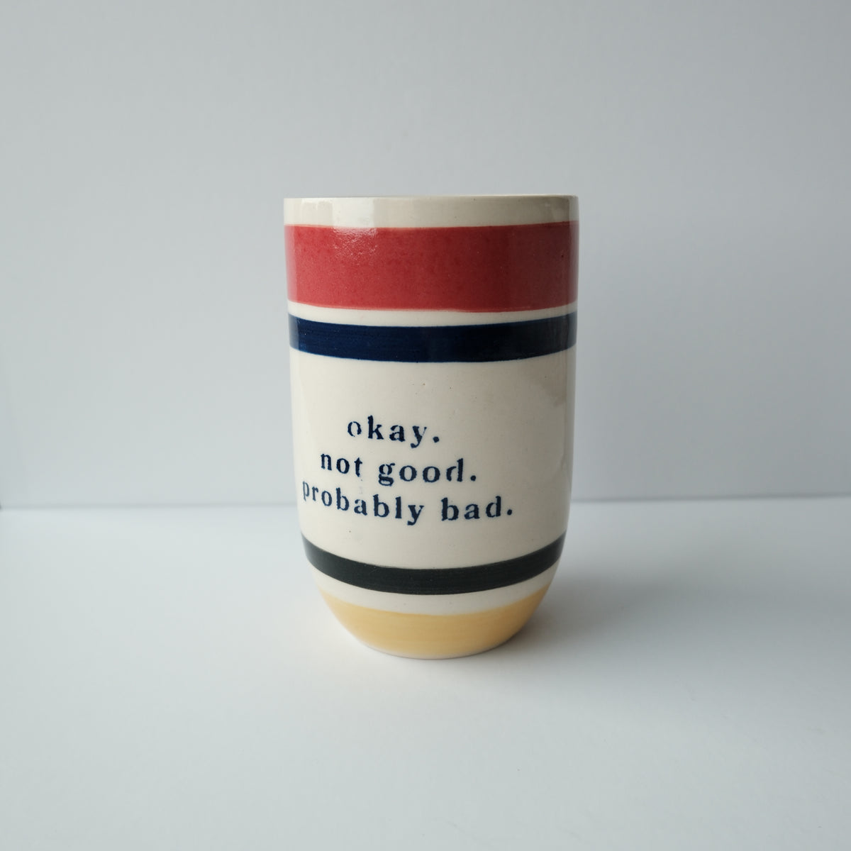 SECONDS Heated Rivalry Team Tall Cup: Text Flaw