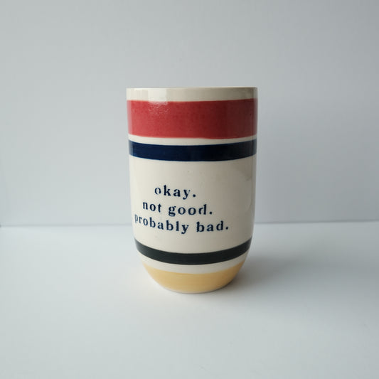 SECONDS Heated Rivalry Team Tall Cup: Text Flaw