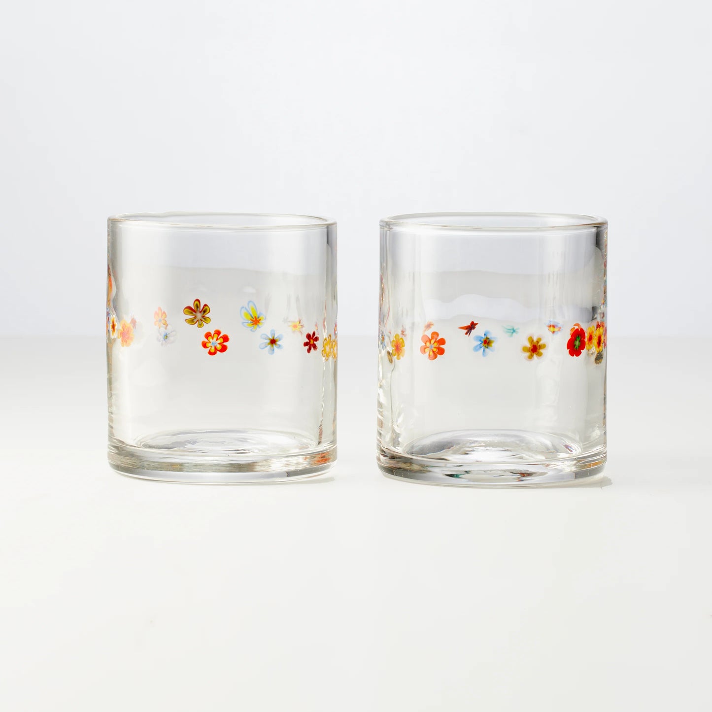 Antolini Glass Co - Flower Juice Glasses