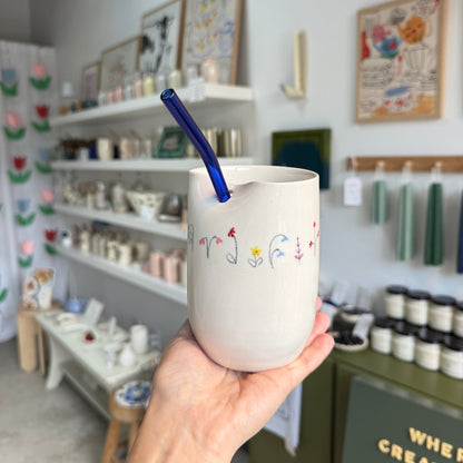 *PRE-ORDER* Wildflower Sketch Straw Tumbler