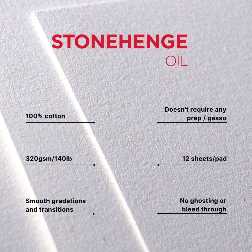 Legion Paper - Stonehenge Oil Paper Pad - Oil Painting and Oil Pastels