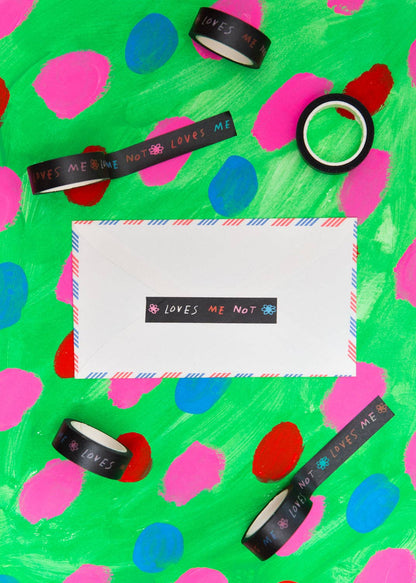 gentle thrills - Loves me not washi tape