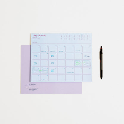 Case Study - Monthly Desk Planner Notepad