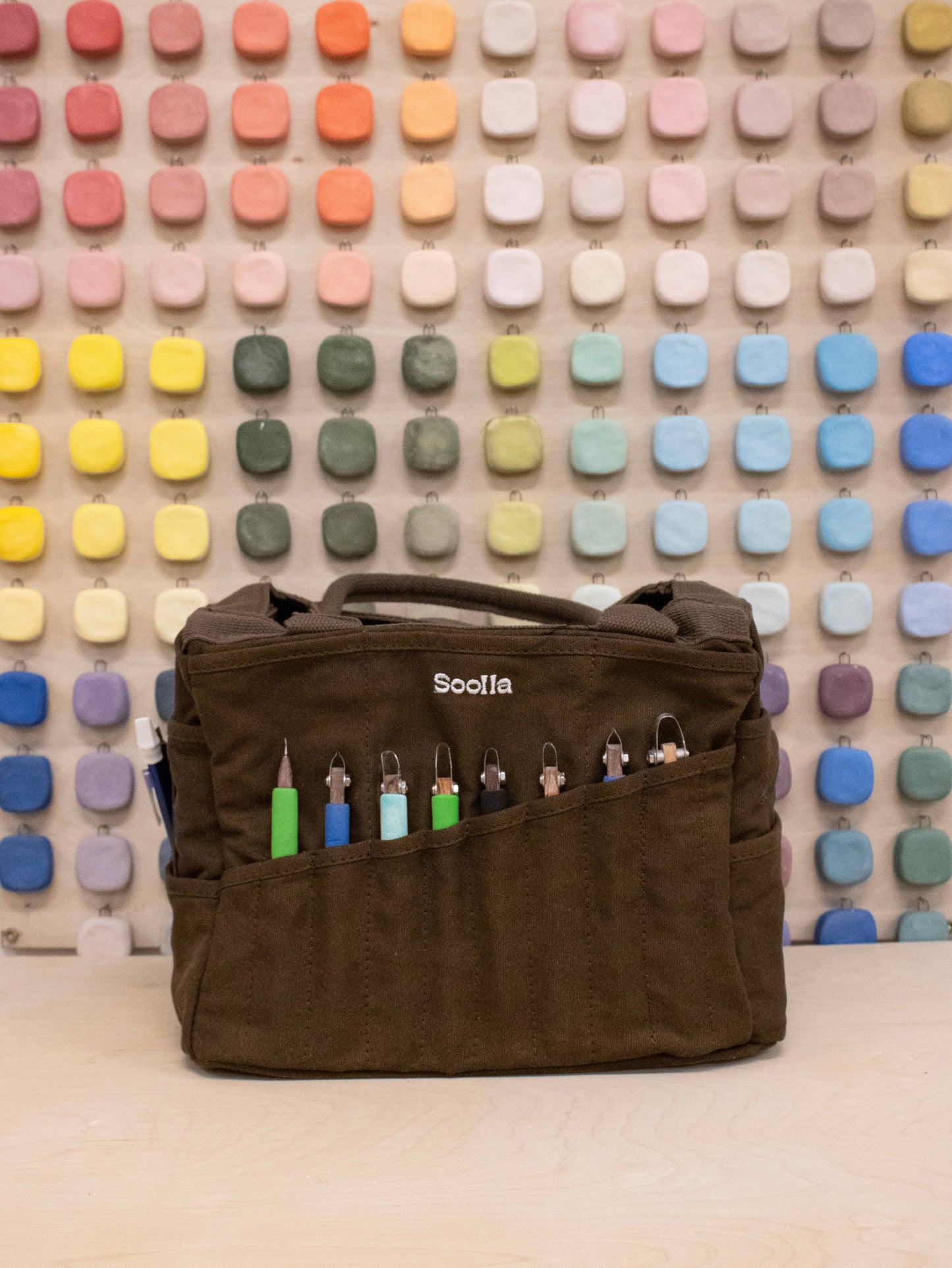 Soolla - Soolla Studio Artist Bag | Coffee Bean