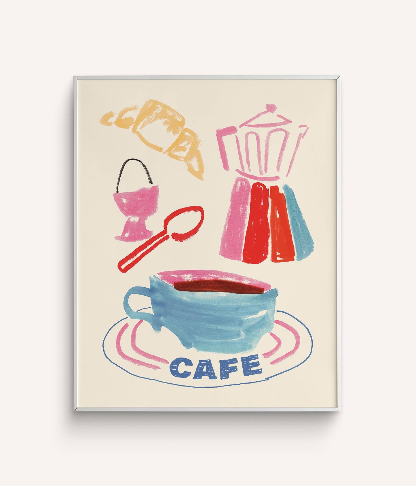 Phthalo Ruth - "Cafe Color" Art Print