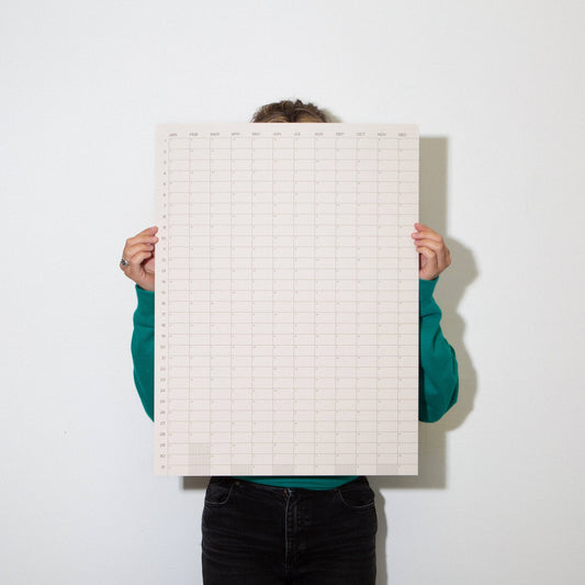 Case Study - 2026 Yearly Wall Calendar | Clay