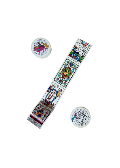 gentle thrills - Cowgirl tarot washi tape