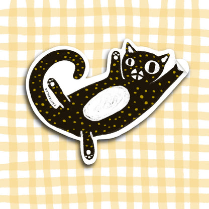 RANI BAN CO - SPOTTED CAT Sticker