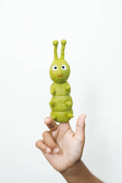 Silk Road Bazaar - Caterpillar Finger Puppet