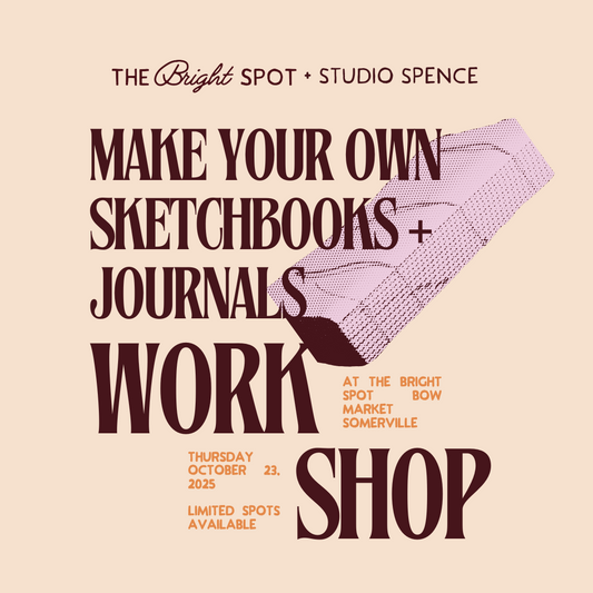 10/23 Make Your Own Sketchbooks + Journals with Studio Spence