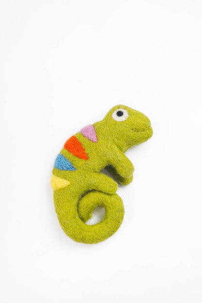 Silk Road Bazaar - Chameleon Finger Puppet