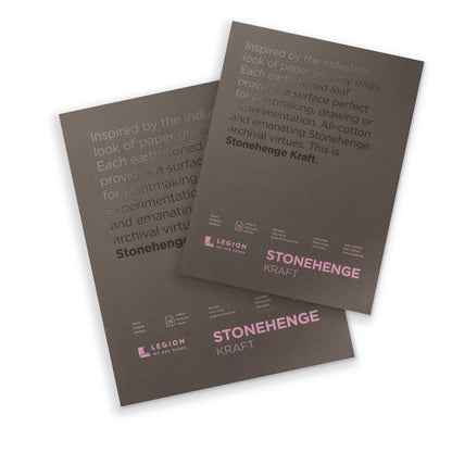 Legion Paper - Stonehenge Kraft Artist Pad - Drawing & Mixed Media Paper