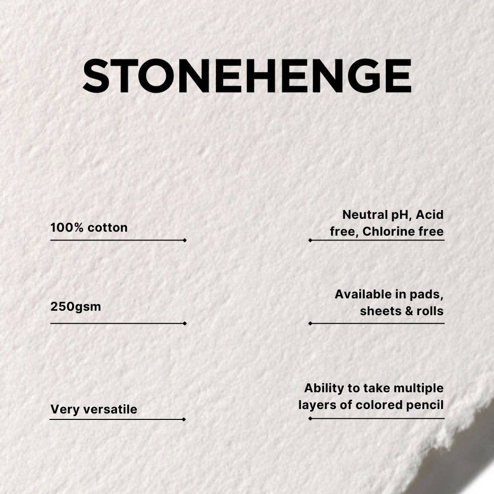 Legion Paper - Stonehenge White Mini Pad - Drawing & Mixed Media Paper