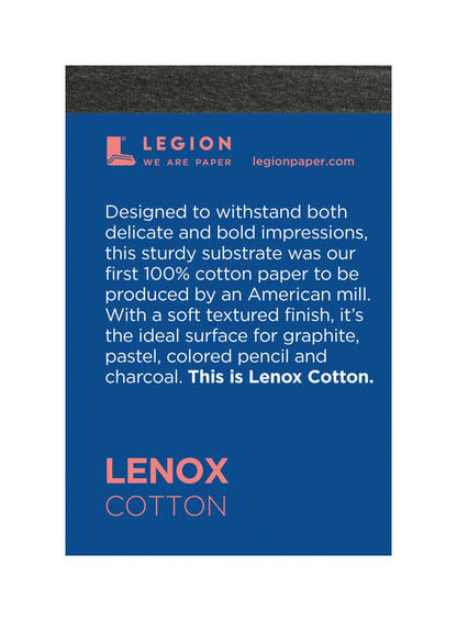 Legion Paper - Lenox 100% Cotton Mini Pad - Drawing & Mixed Media