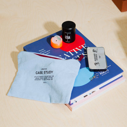Case Study - Cotton Zipper Go Pouch – Two-Tone Pouch for Organization