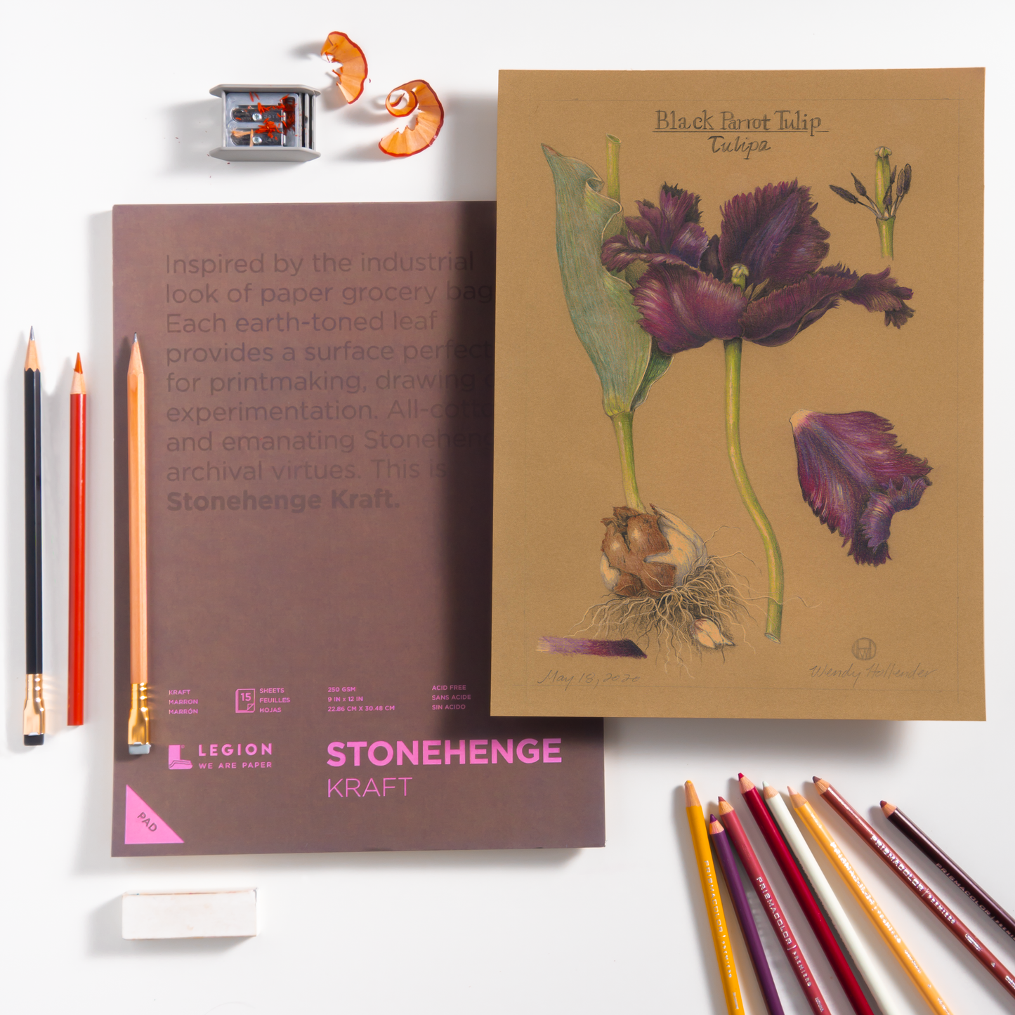 Legion Paper - Stonehenge Kraft Artist Pad - Drawing & Mixed Media Paper