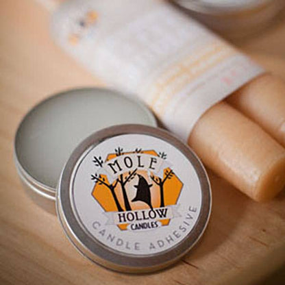 Mole Hollow Candles - Sticky Wax Candle Adhesive, Individual Tins