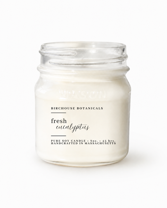 Birchouse Botanicals - Fresh Eucalyptus 8 oz. Soy Candle