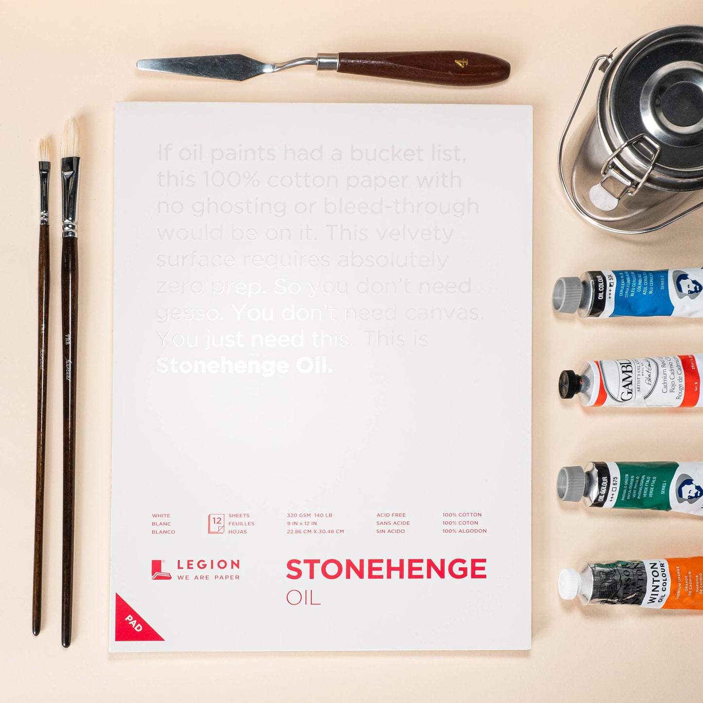 Legion Paper - Stonehenge Oil Paper Pad - Oil Painting and Oil Pastels
