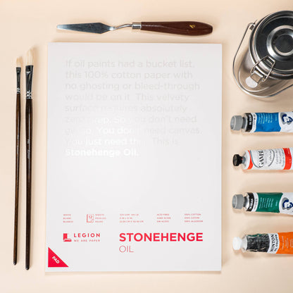 Legion Paper - Stonehenge Oil Paper Pad - Oil Painting and Oil Pastels