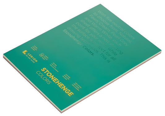 Legion Paper - Stonehenge Colors Cotton Pad for Drawing, Pastel & ink
