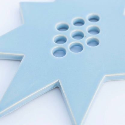 St.Bingo - Star Flower Frog  | Sky Blue